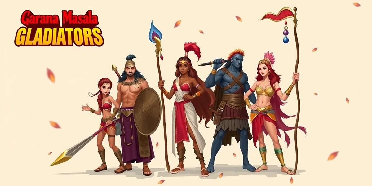 Garam Masala Gladiators Fan Art Garam Masala Gladiators fan art showcasing traditional Indian art styles depicting various spice warriors
